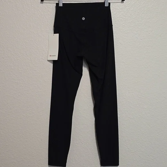 Lululemon Athletica Women's Black Ribbed HR Pants - Picture 2 of 5